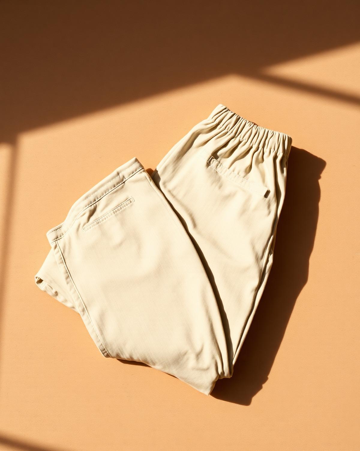 Apricot Relax in men sizing, warm editorial still life